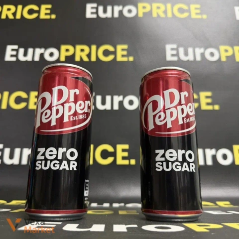 ΠΠ°ΠΏΡΠΉ Π³Π°Π·ΠΎΠ²Π°Π½ΠΈΠΉ Dr Pepper Zero Sugar 330ΠΌΠ»