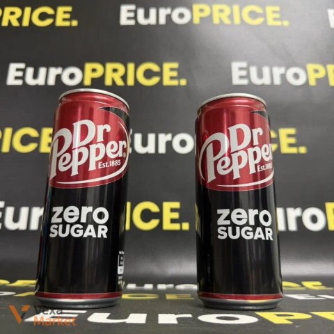 Напій газований Dr Pepper Zero Sugar 330мл
