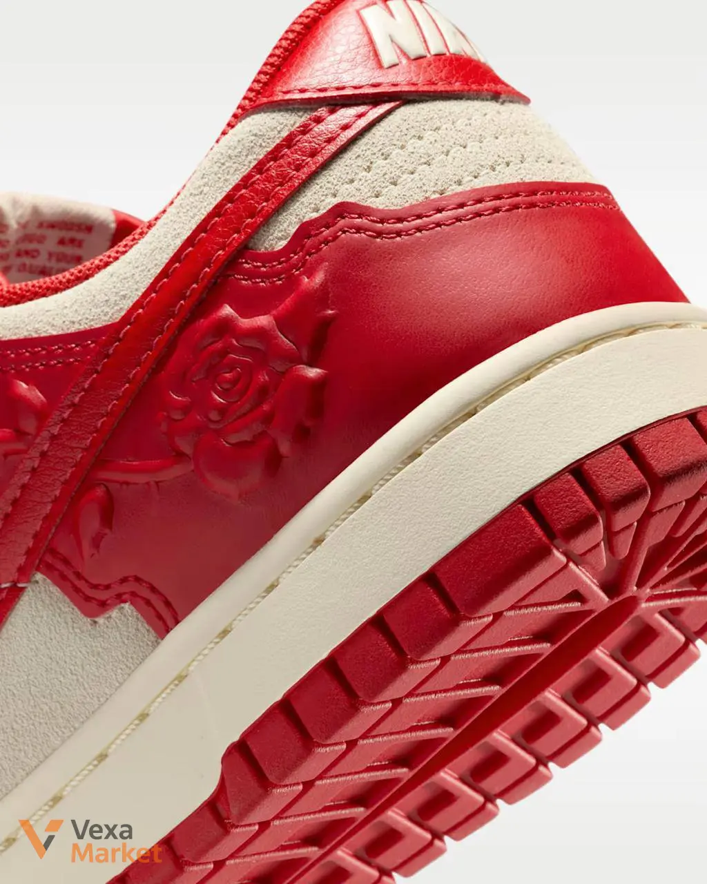 Nike Dunk Low Red/Cream Rose — фото 2