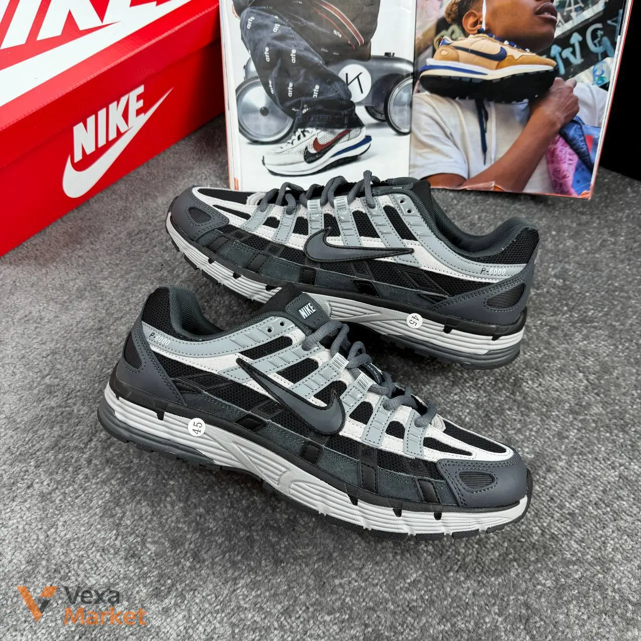 Nike P-6000 Anthracite Smoke Grey