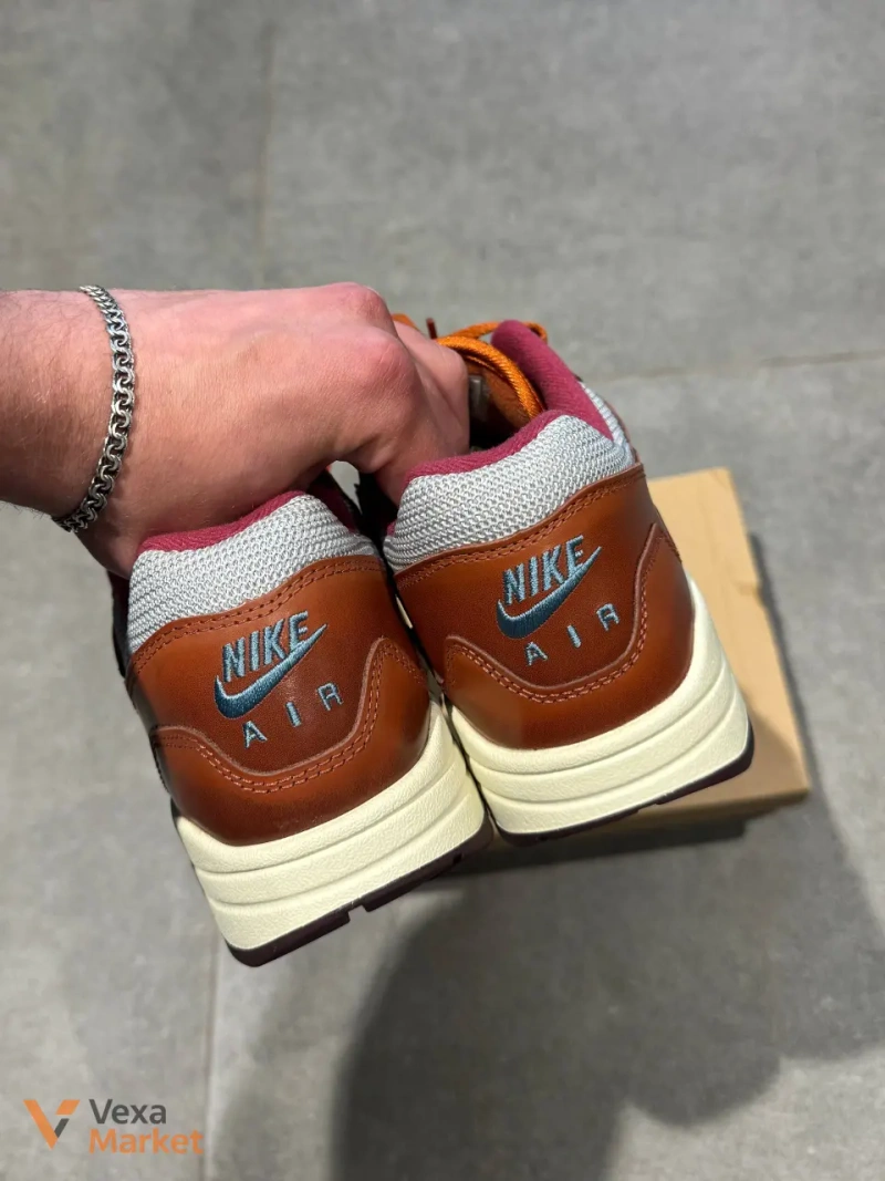 Nike x Patta Air Max 1 The Next Wave Dark Russett Brown — фото 4