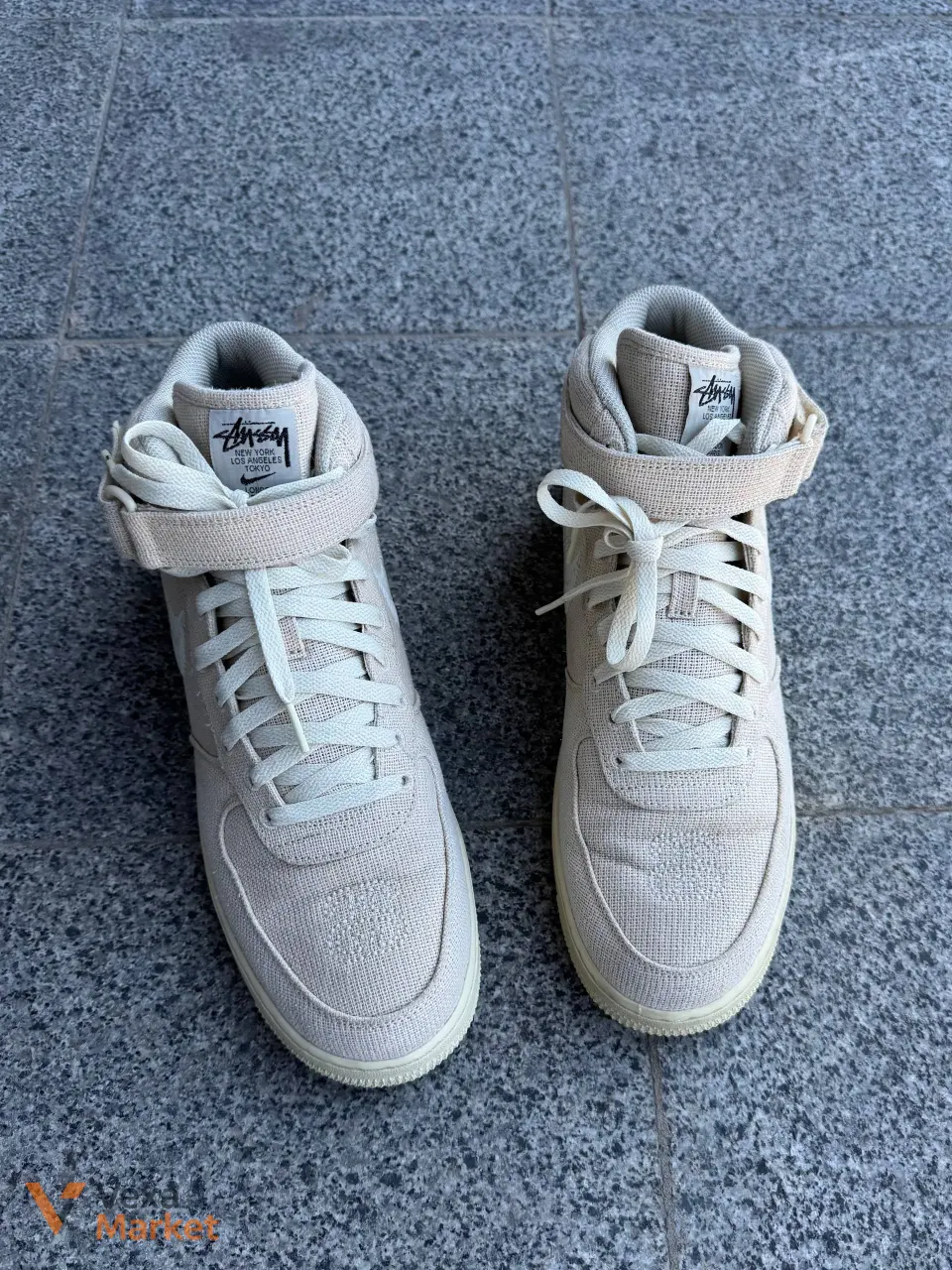 Nike x Stüssy Air Force 1 Mid 46 размер — фото 3