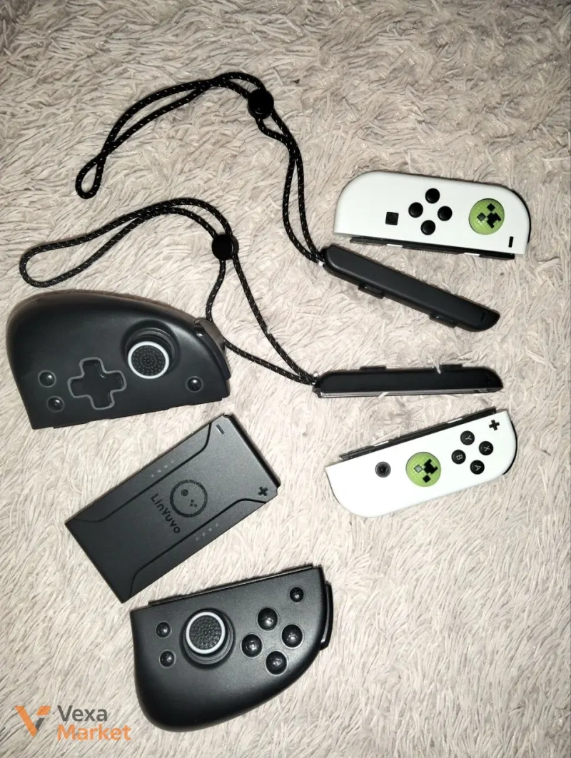 Nintendo Switch OLED прошита + карта памяти 128GB — фото 4