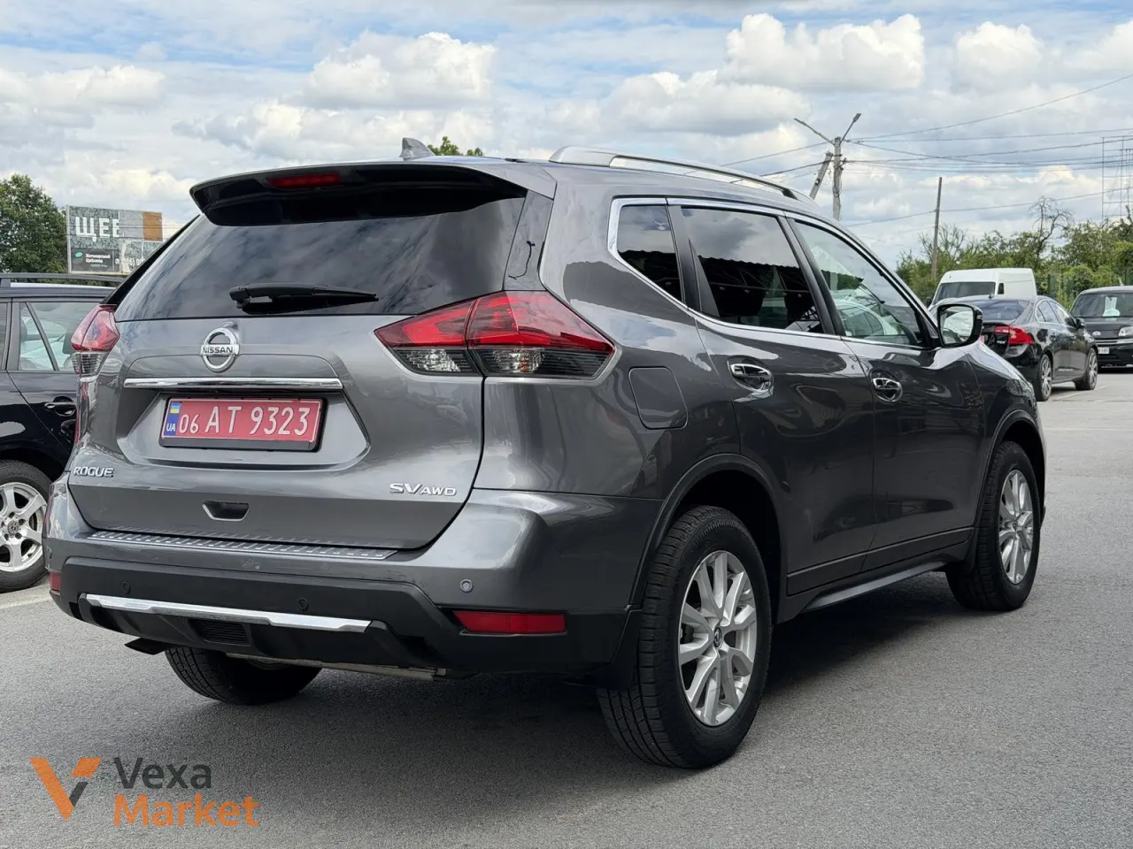 Nissan Rogue 2019 2.5 л Автомат Полный привод Серый — фото 3