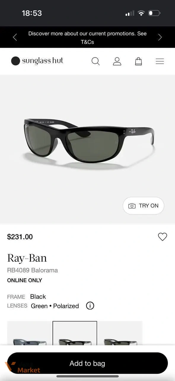 Очки Ray-Ban Унисекс Made in Italy — фото 4