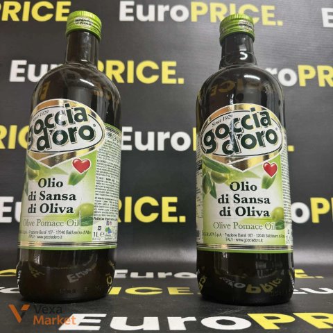 Олія оливкова Goccia d'Oro Olio di Sansa di Oliva 1л