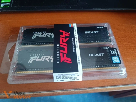 Оперативна пам'ять Kingston Fury Beast 32GB (2x16GB) DDR4 3600MT/s