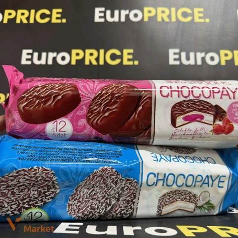 ΠΠ΅ΡΠΈΠ²ΠΎ Choco Pie ΡΠ΅Π½Π΄Π²ΡΡ Π· ΠΌΠ°ΡΡΠΌΠ΅Π»ΠΎΡ Π² ΠΌΠΎΠ»ΠΎΡΠ½ΠΎΠΌΡ ΡΠΎΠΊΠΎΠ»Π°Π΄Ρ 216Π³