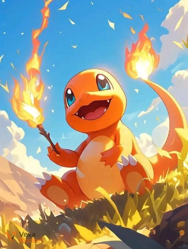 Pokemon Charmander Vinyl Figure #455 — фото 2