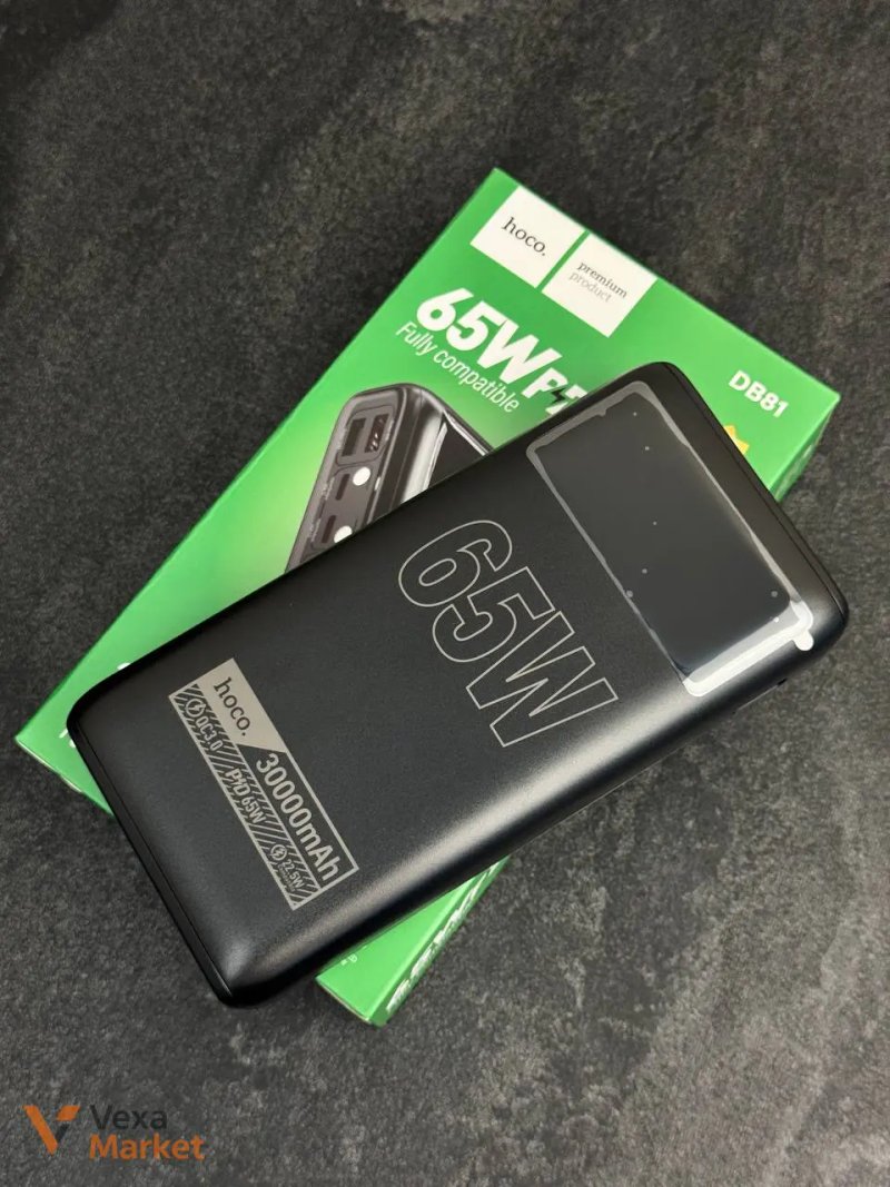 Power Bank Hoco DB81 Apollo PD65W 30000 mAh — фото 3