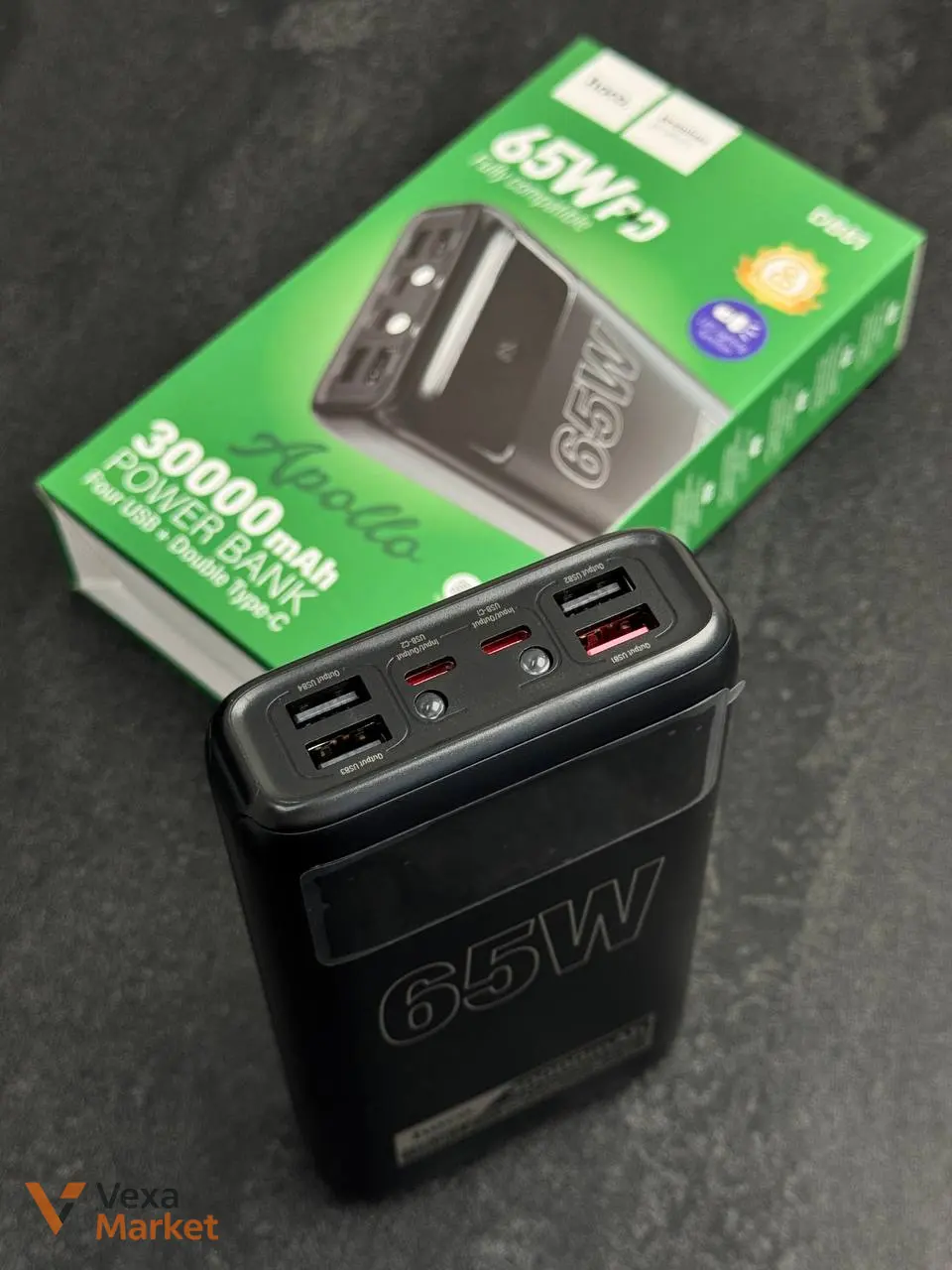 Power Bank Hoco DB81 Apollo PD65W 30000 mAh — фото 4