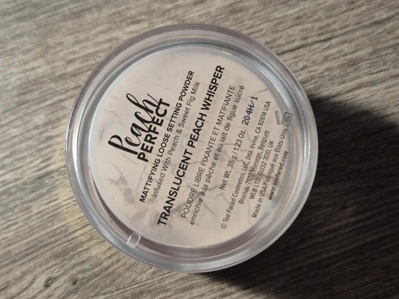 Пудра для обличчя Too Faced Peach Perfect Mattifying Loose Setting Powder — фото 2