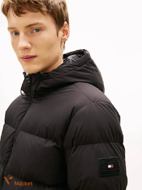 Пуховик Tommy Hilfiger чоловічий чорний XL — фото 4