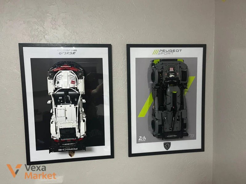 Рамка з моделлю боліда Формули 1 (Mercedes/Red Bull) для Technic — фото 4