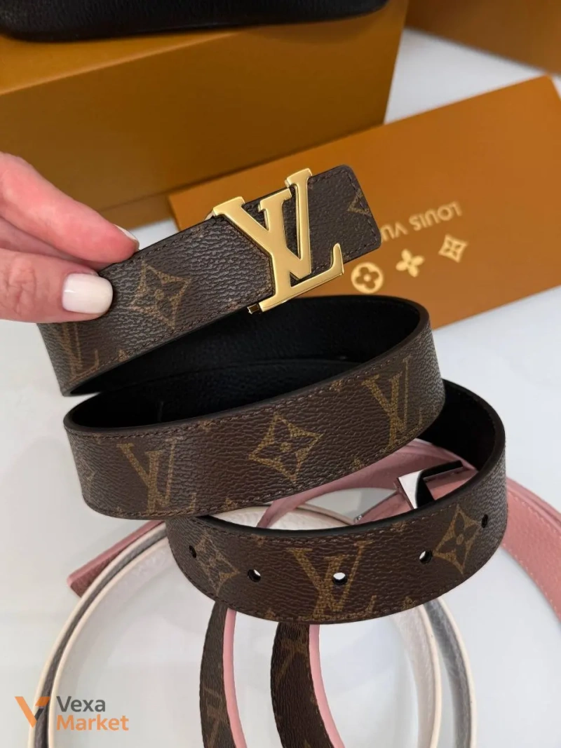 Ремень Louis Vuitton LV 3 см — фото 2