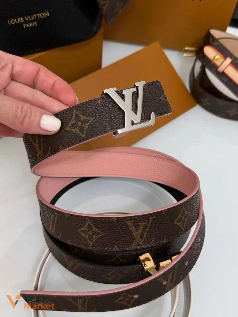 Ремень Louis Vuitton LV 3 см — фото 3