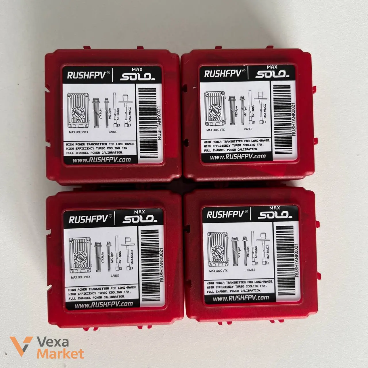 Видеопередатчик Rush Max Solo 5.8 GHz 2.5W 48CH VTX - VexaMarket