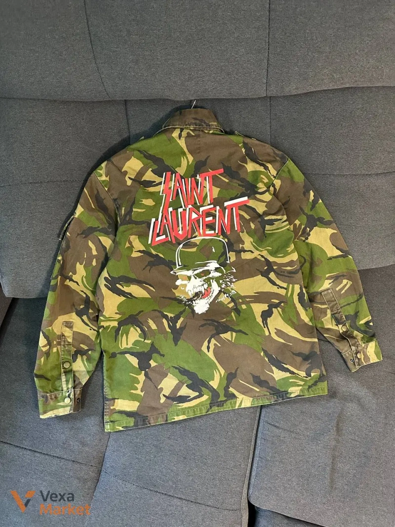 Saint Laurent bootleg camo jacket L-XL — фото 6