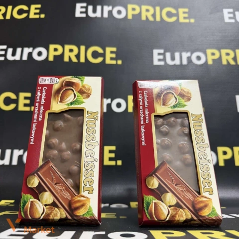 Π¨ΠΎΠΊΠΎΠ»Π°Π΄ Nussbeisser ΠΌΠΎΠ»ΠΎΡΠ½ΠΈΠΉ Π· ΡΡΠ½Π΄ΡΠΊΠΎΠΌ 100Π³