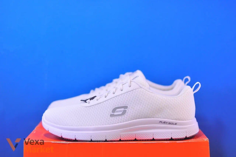 Skechers Flex Advantage 77125EC WHT Белые мужские кроссовки