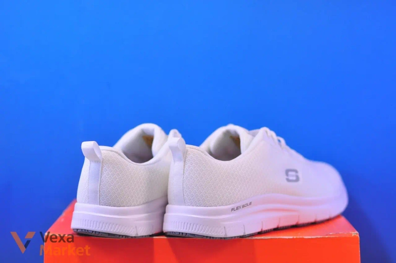 Skechers Flex Advantage 77125EC WHT Белые мужские кроссовки — фото 3