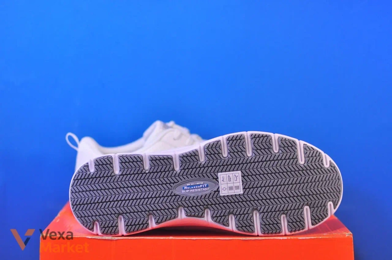 Skechers Flex Advantage 77125EC WHT Белые мужские кроссовки — фото 5