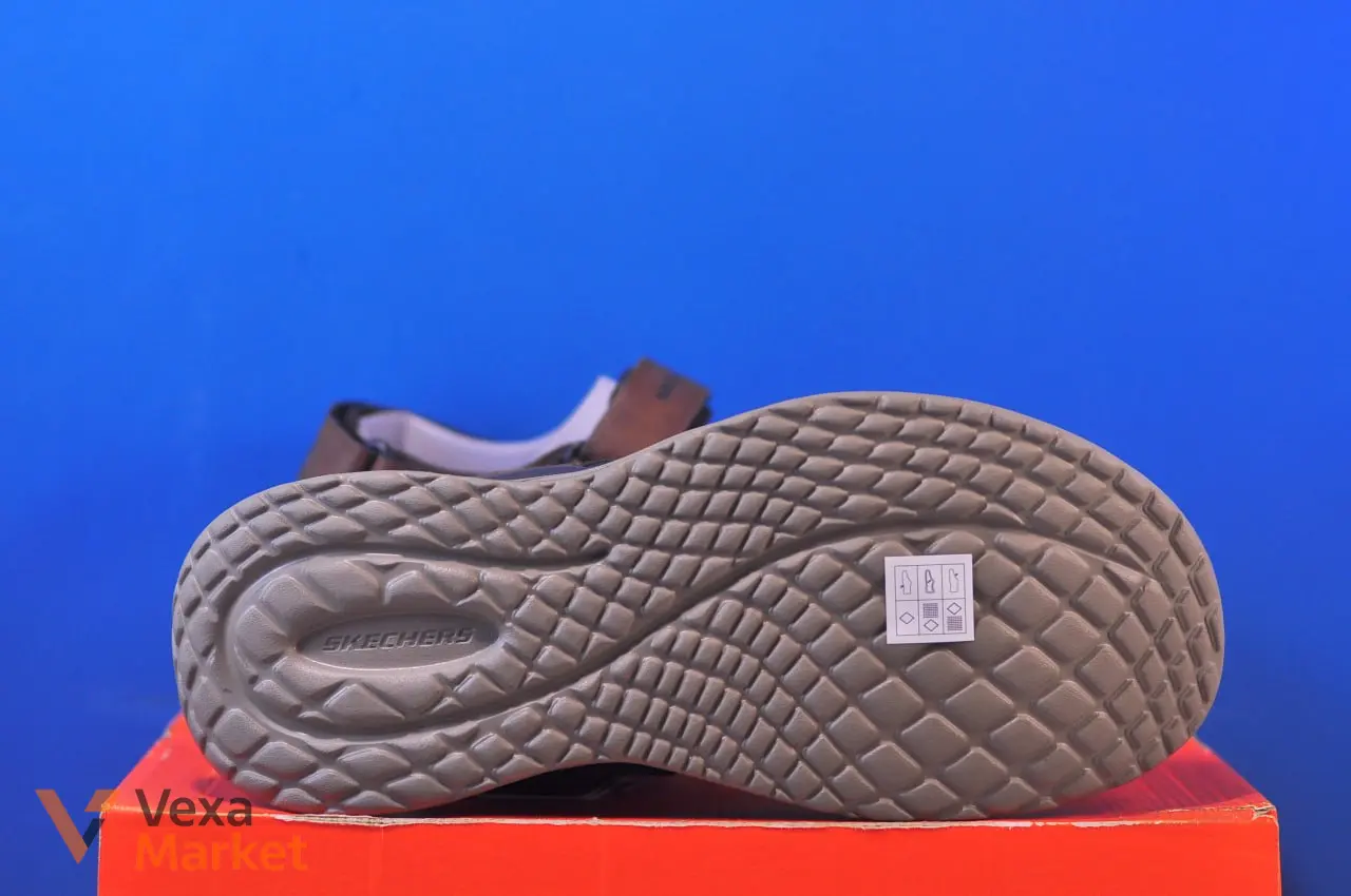 Skechers ORVAN SD 211371/BRN коричневые мужские сандалии 43 размер — фото 5