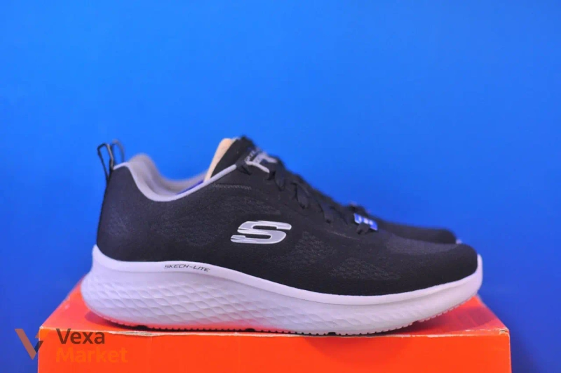 Skechers Skech-Lite Pro 232861/BKGY Чорні чоловічі кросівки 43 розмір — фото 4