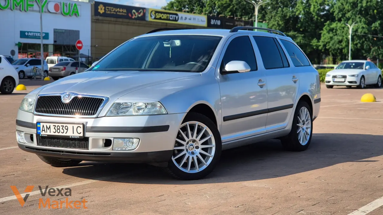 Skoda Octavia 2006 2.0 л Бензин Сірий — фото 3