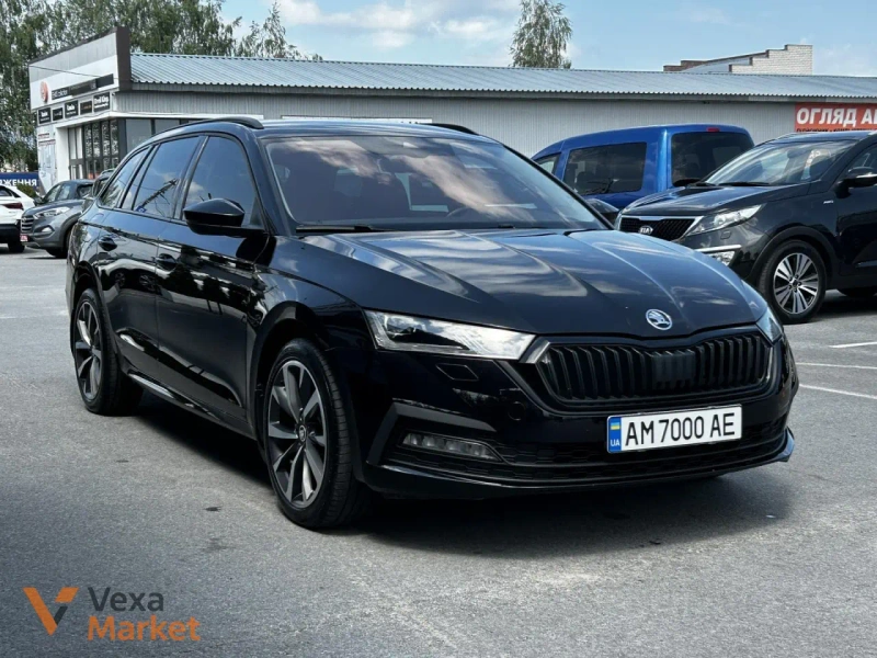 Skoda Octavia IV покоління/A8 2020 Чорний Дизель 2.0 Автомат — фото 2