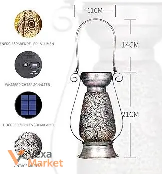 Сонячний декоративний ліхтар Görvitor LED Solar Lantern IP44 — фото 6