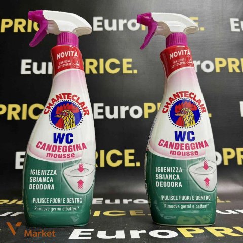 Спрей-піна для чищення туалету Chanteclair WC Candeggina Mousse 625 мл