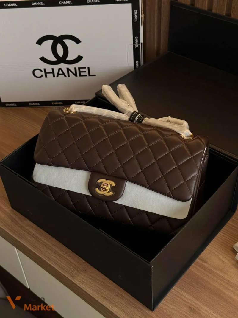 Сумка Chanel коричневая — фото 5