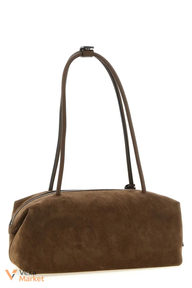 Сумка через плече Max Mara «Mxaholdallsling» коричнева шкіряна — фото 2