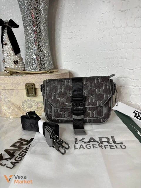 Сумка чоловіча Karl Lagerfeld волов'яча шкіра
