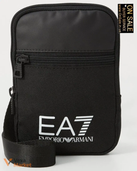 Сумка Ea7 Emporio Armani TRAIN CORE унісекс чорна