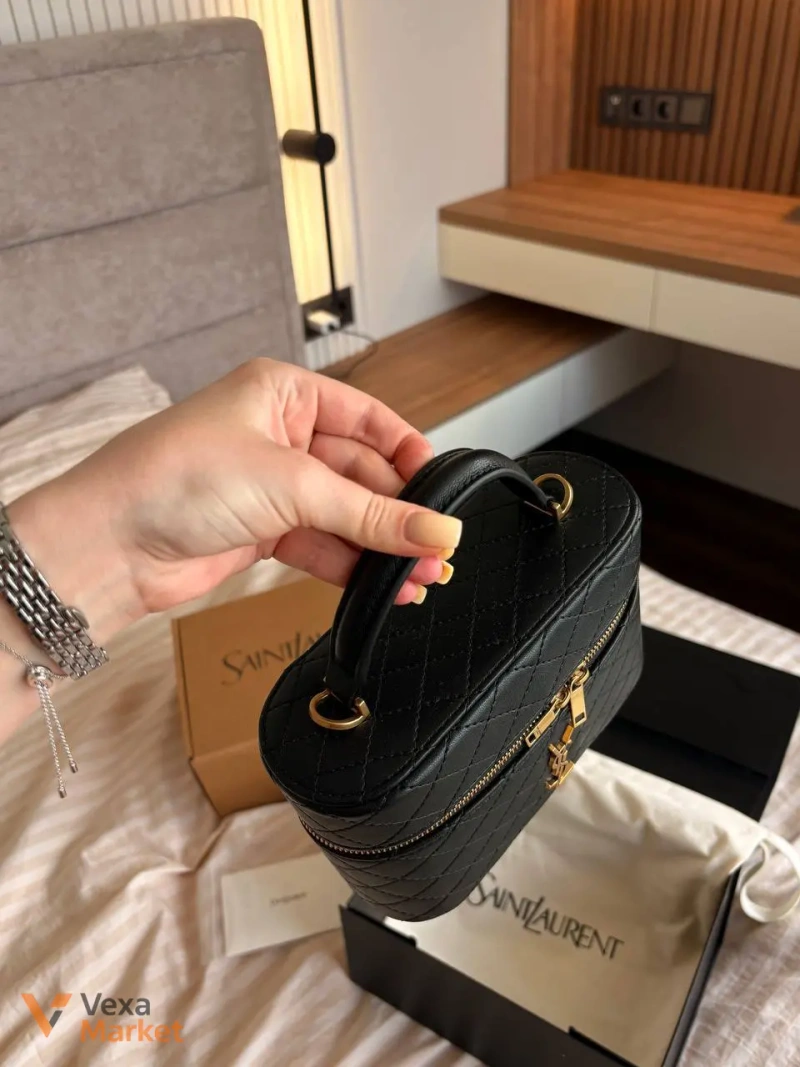 Сумка YSL косметичка черная — фото 3