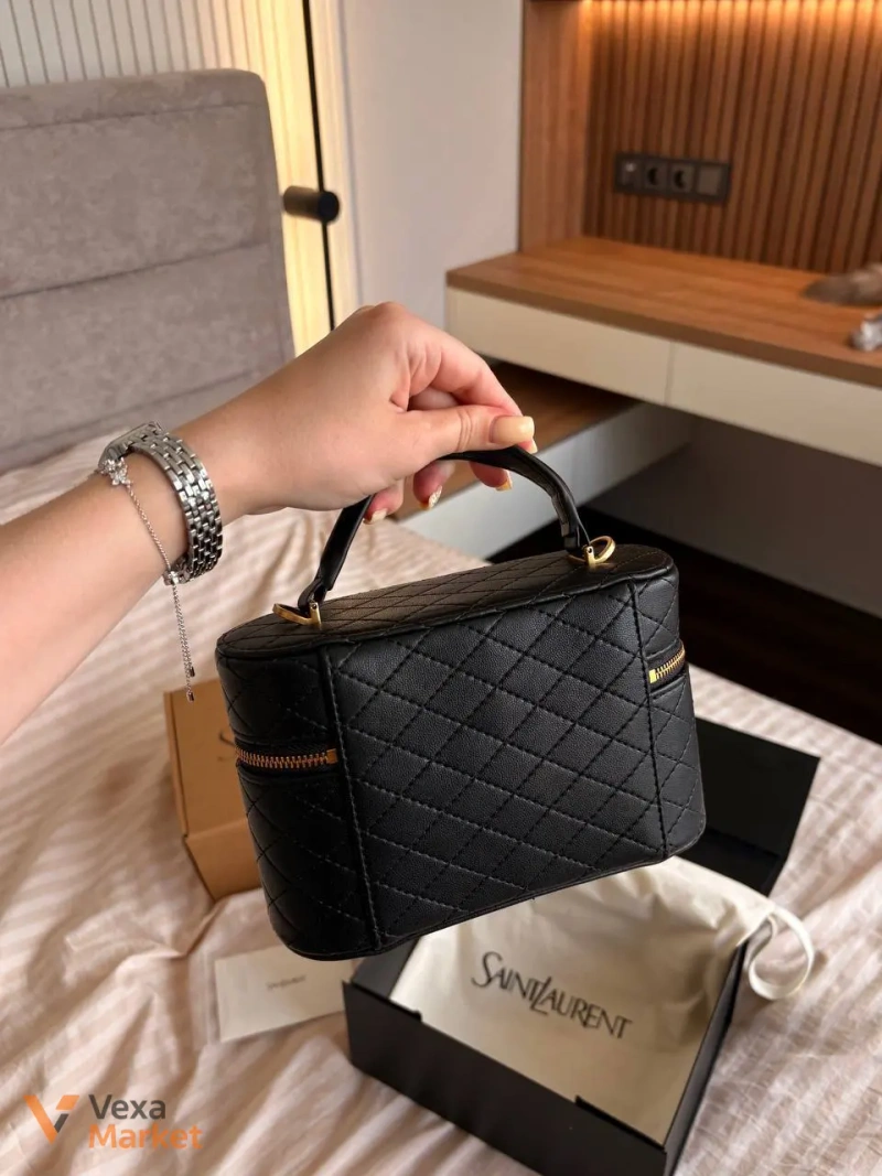 Сумка YSL косметичка черная — фото 4