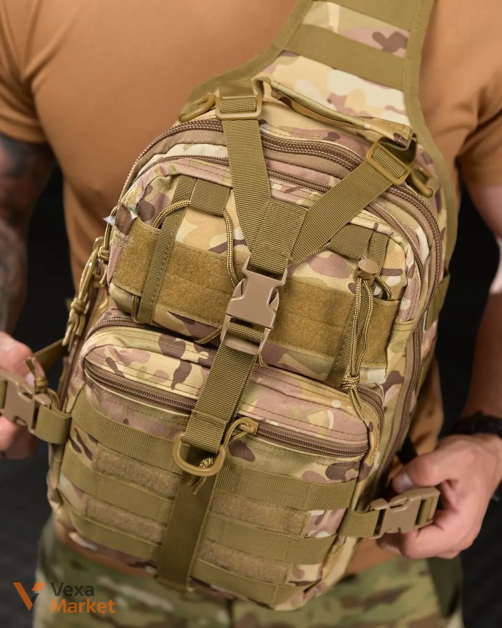 Тактична сумка через плече Cordura 1000D — фото 5