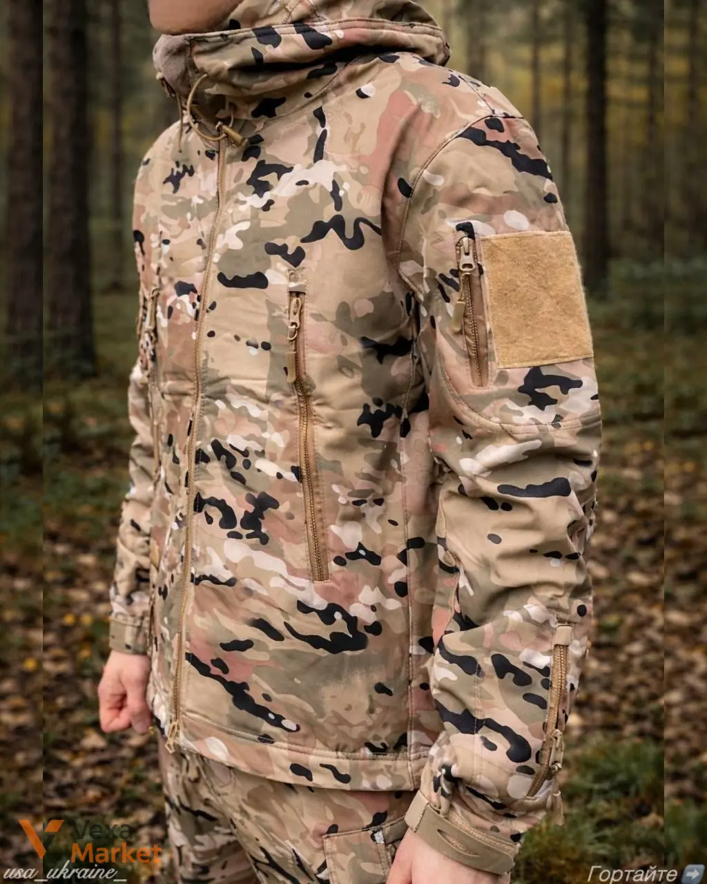 Тактичний костюм SoftShell розміри S-2XL — фото 2