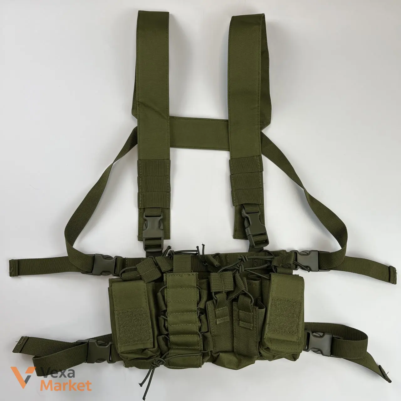 Тактичний нагрудний пояс Belt6 з підтяжками та підсумками — фото 6