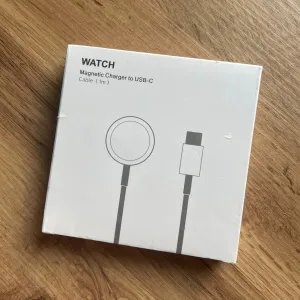 Магнітний зарядний кабель для Apple Watch Metal, 1м, білий