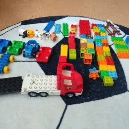 Конструктор LEGO Оригинал: Трактор, Животные, Машина с прицепом
