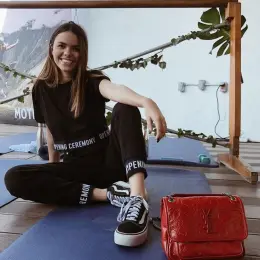 Сумка YSL Nikki червона