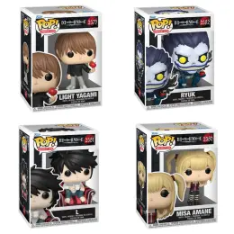 Фігурки Funko Pop! Animation: Death Note - Light Yagami, Ryuk, L, Misa Amane