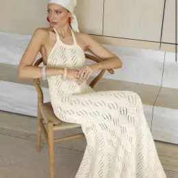 Сукня NA-KD Knitted Tie Band Maxi Dress