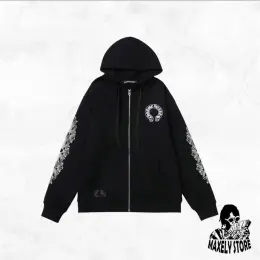 Chrome Hearts Zip-Up Hoodie
