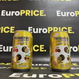 Напій Бабл Ті лічі Passion Fruit Green Tea Drink with Litchi Popping Boba 340 мл