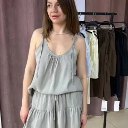 Костюм майка и шорты-юбка