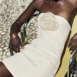 Zara Льняное платье размер S